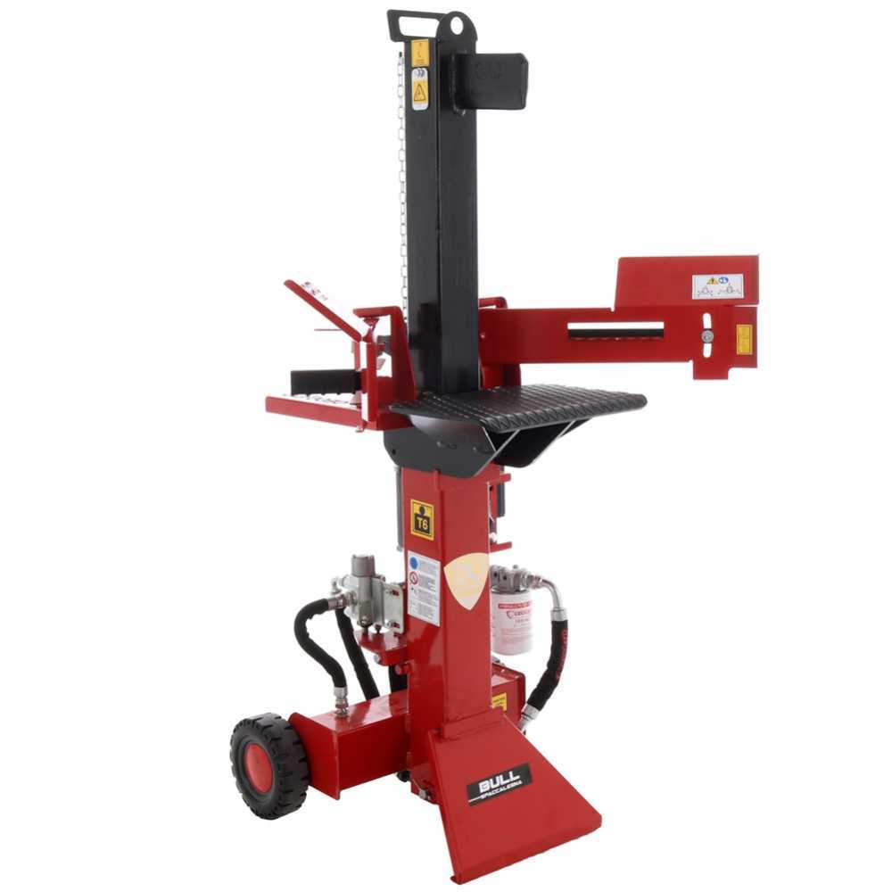 ceccato bull sple 6l stehender einphasiger elektro holzspalter 6 tonnen hub 540 mm