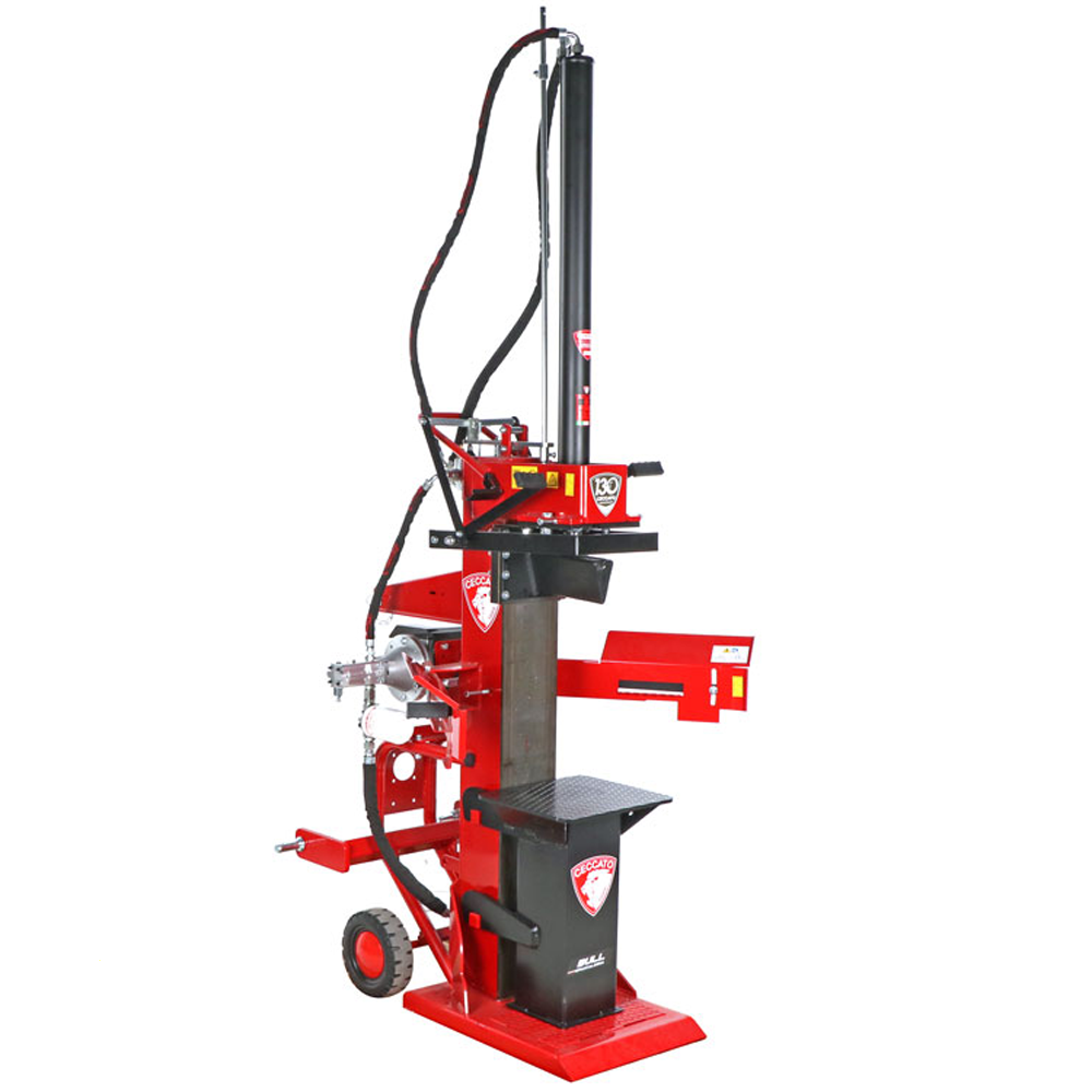 ceccato olindo sple13tlt elektrischer holzspalter stehend 400v