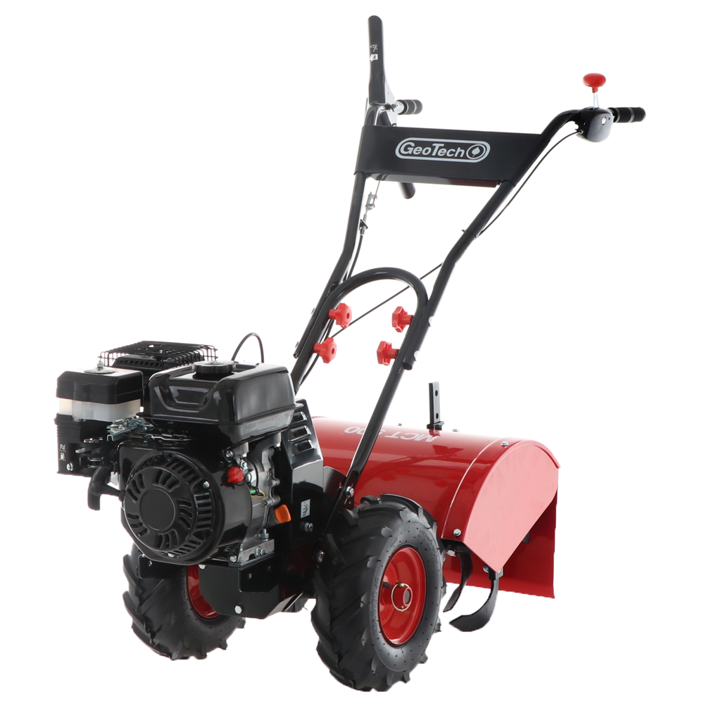 einachsschlepper geotech mct 500 mit benzinmotor rato 209 cm³ 7.0 ps