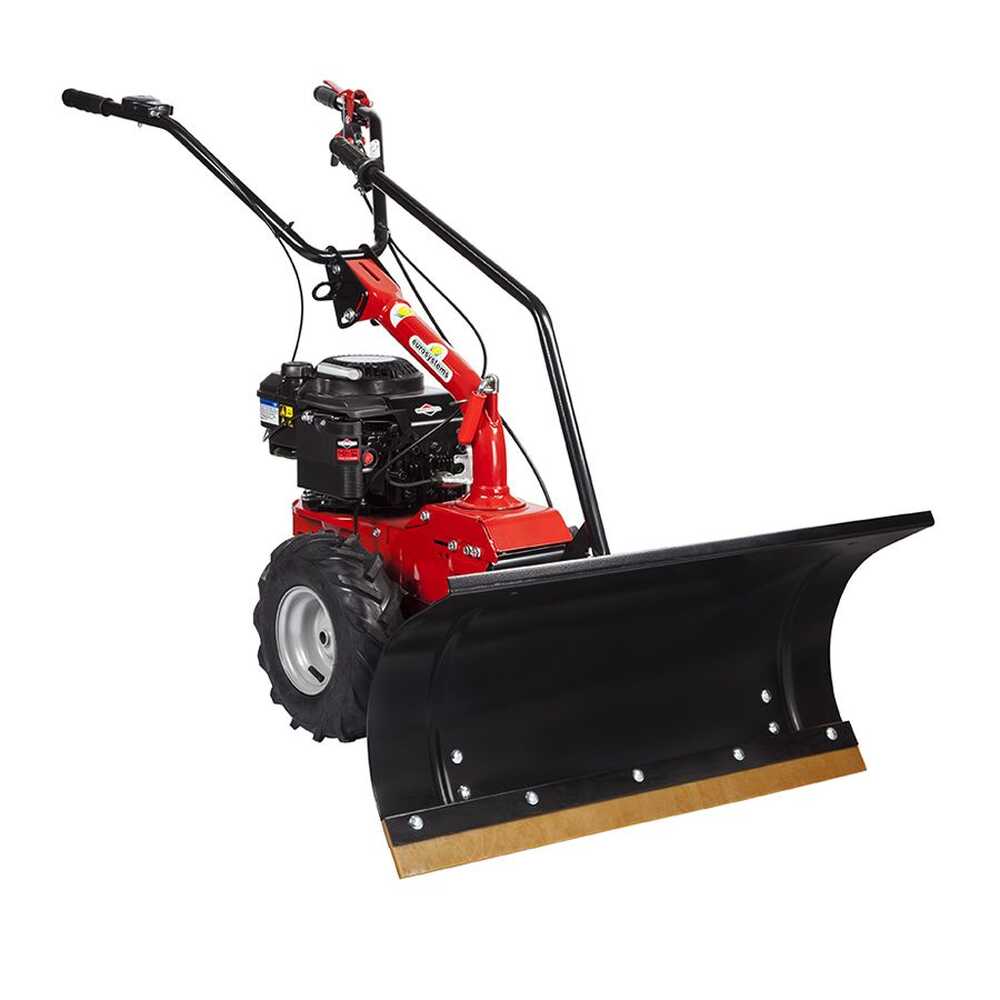 eurosystems m210 mehrzweckgerät mit schneeschild mit b&s 675 benzinmotor