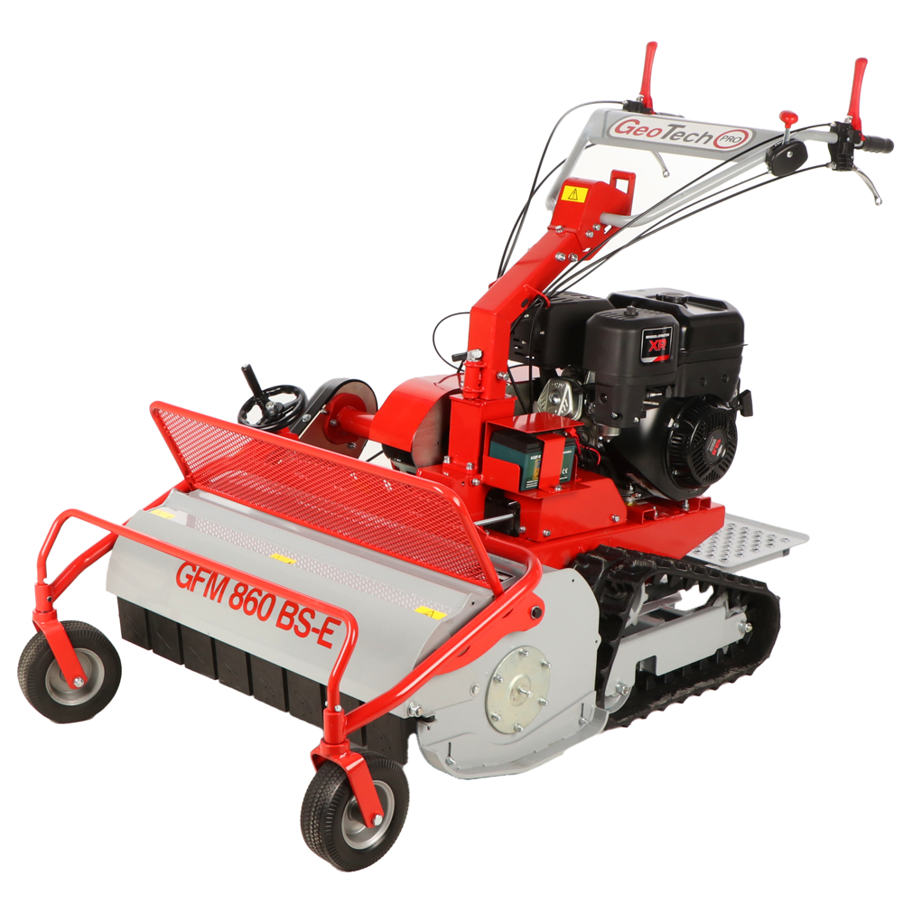 geotech pro gfm 860 bs e hochgrasmäher mit hammerwerk b&s xr2100