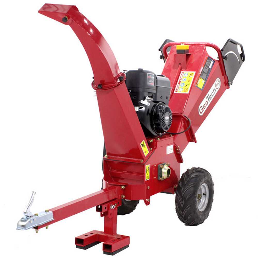 geotech pro pcs 155 bse profi benzin häcksler b&s motor elektrostarter