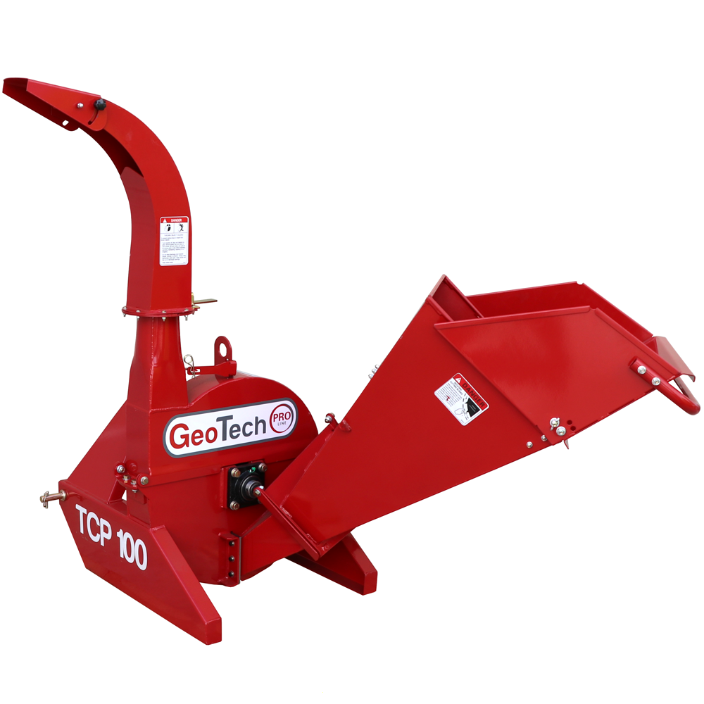 geotech pro tcp 100 häcksler für traktoren schnittdurchmesser 100 mm