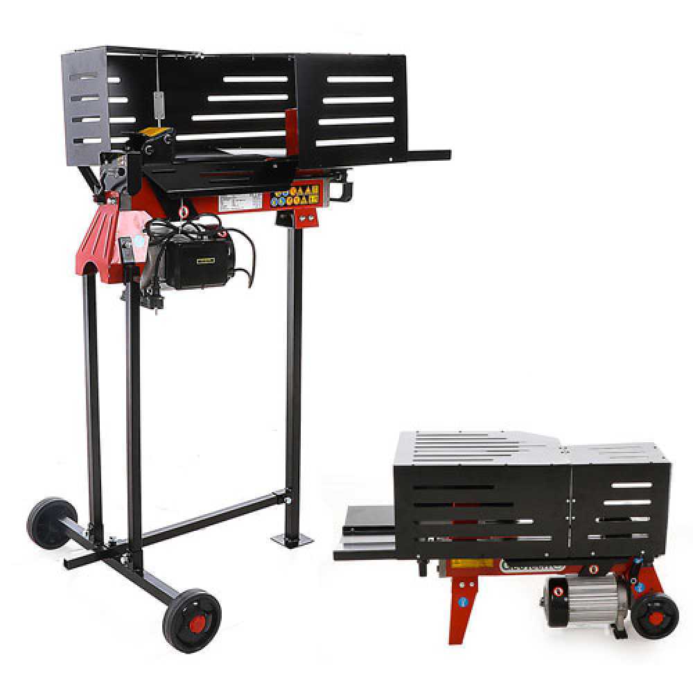 geotech sphe 6 liegender holzspalter 2in1 mit elektromotor spaltkraft 6 t
