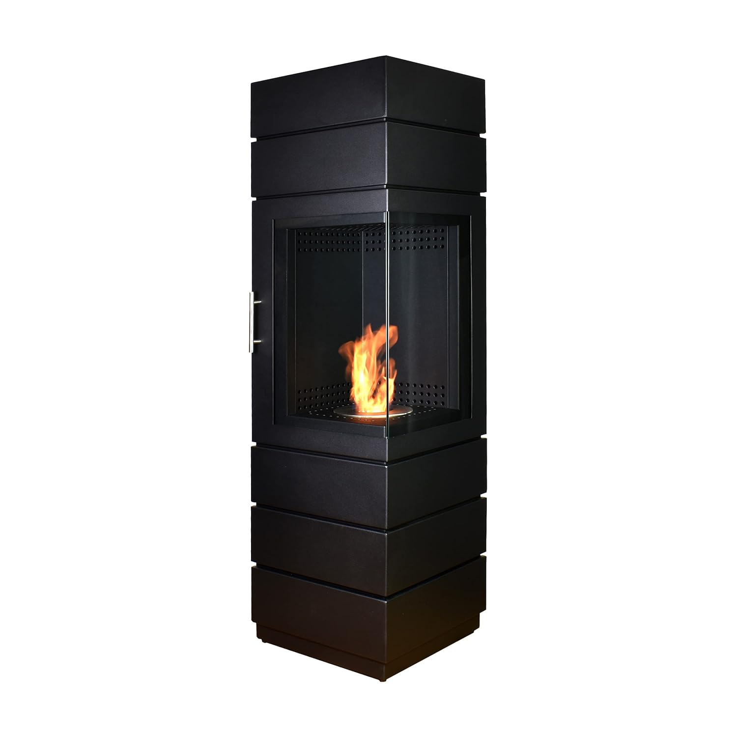 GLOW FIRE Ethanol Kaminofen MORA (freistehender Standkamin) - Bioethanol Kamin