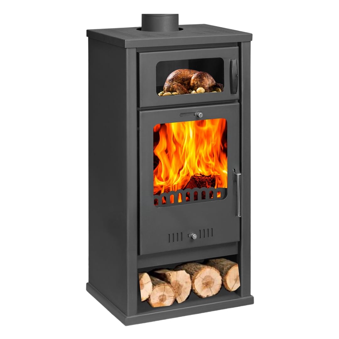 Kaminofen Holzofen mit Backofen BALKAN ENERGY Troy 78kW Kaminofen Holzofen mit Backofen BALKAN ENERGY Troy 7.8kW