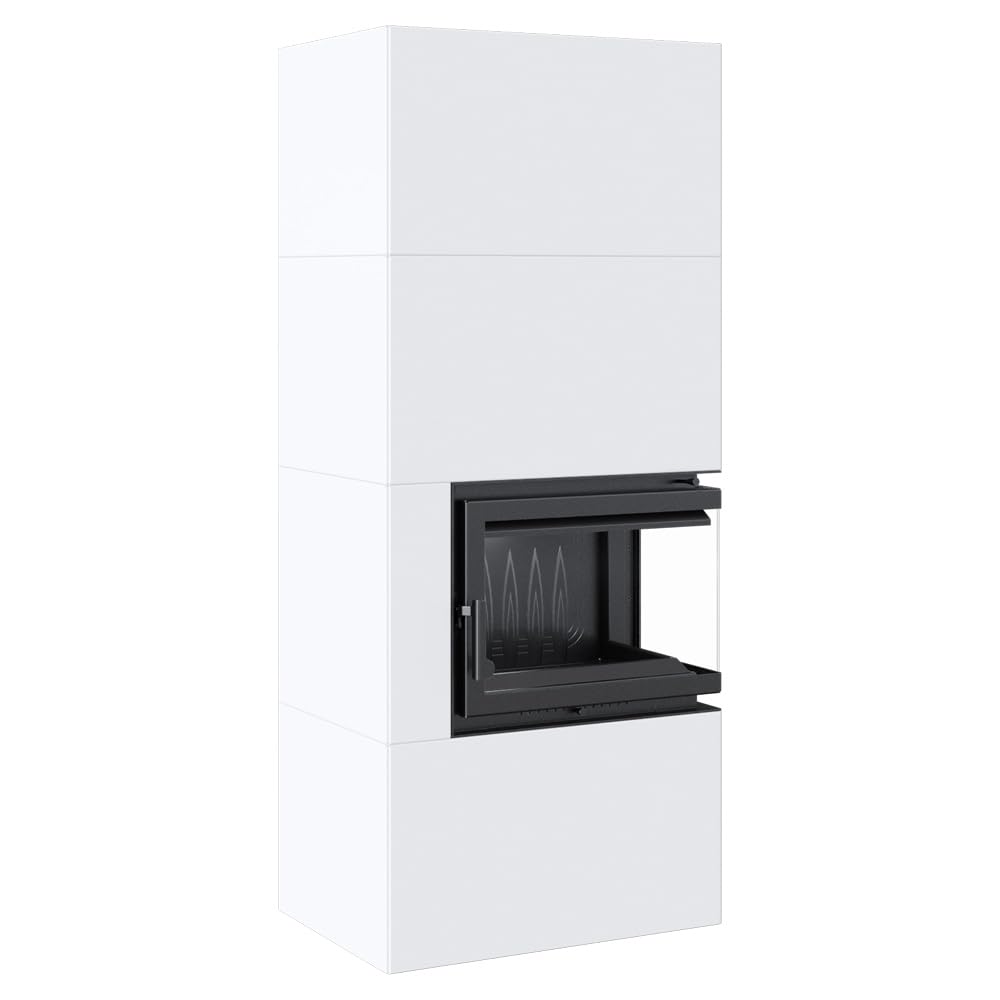 Kratki Home Simple Box Kamin-Ofen Stahl-Verkleidung weiß 2-Seitig Türanschlag rechts Fertig-Bausatz 8kw Bauart 2 200mm Agbasstutzen-Durchmesser BImSchV 2 Kratki Home Simple Box Kamin-Ofen Stahl-Verkleidung weiß 2-Seitig Türanschlag rechts Fertig-Bausatz 8kw Bauart 2 200mm Agbasstutzen-Durchmesser BImSchV 2