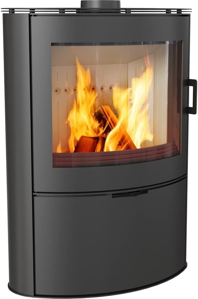 Heim KRATKI Stahlofen AB-2 | 10 kW | RRØ 150 mm | Holzofen 105