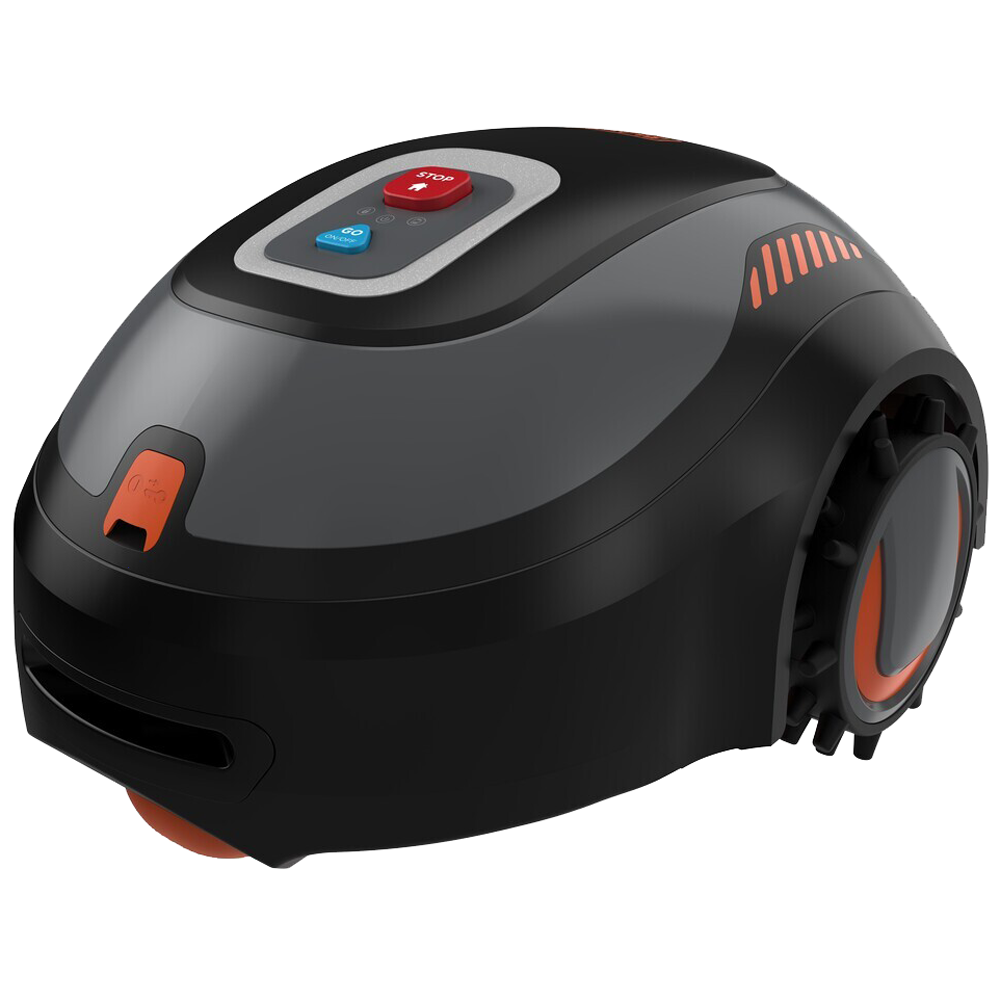 mähroboter black & decker bcrmw122 qw mit begrenzungskabel rasenmäher mit 12v lithium akku
