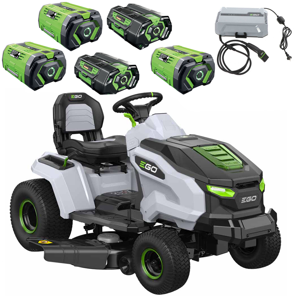 promo ego tr4201 e akku aufsitzmäher 56v 40ah