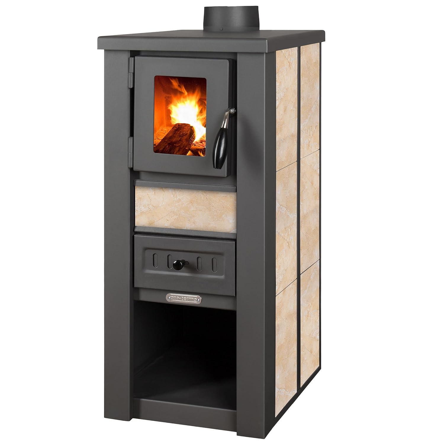 ProTermo Kaminofen Lava Ceramic Beige - 6