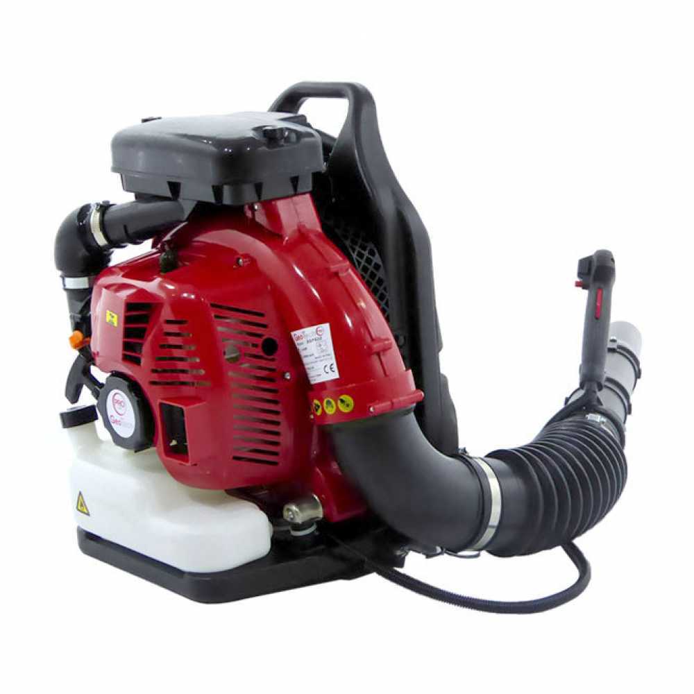 rückenlaubbläser mit benzinmotor geotech bbp 800 mit gepolsterter rücklehne